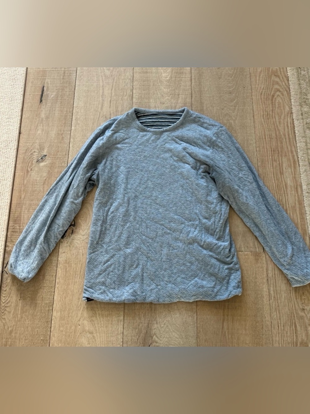 FAHERTY CLOUD COTTON CREW NECK REVERSIBLE